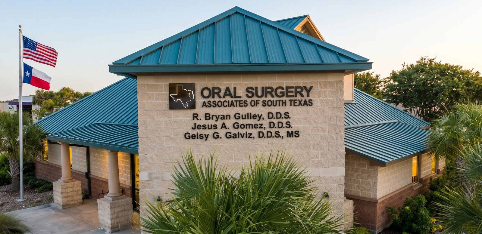 Oral Surgery Associates of South Texas office building at 6421 Saratoga Blvd in Corpus Christi, TX